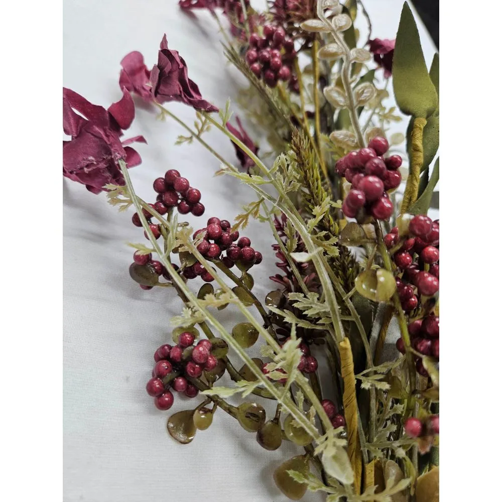 24" Burgundy Lavender Berry Spray 63048-BG