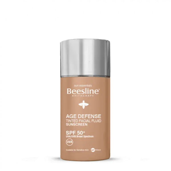 Beesline - Age Defense Tinted Facial Fluid Sunscreen SPF 50 