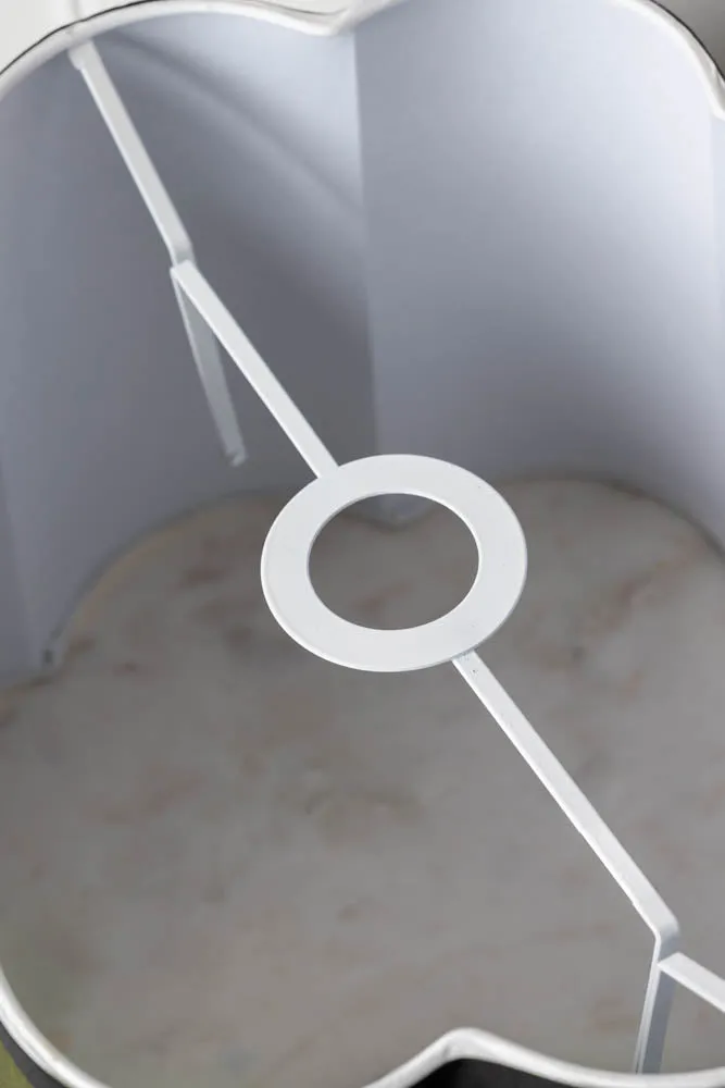 Blush Pink Scalloped Lampshade