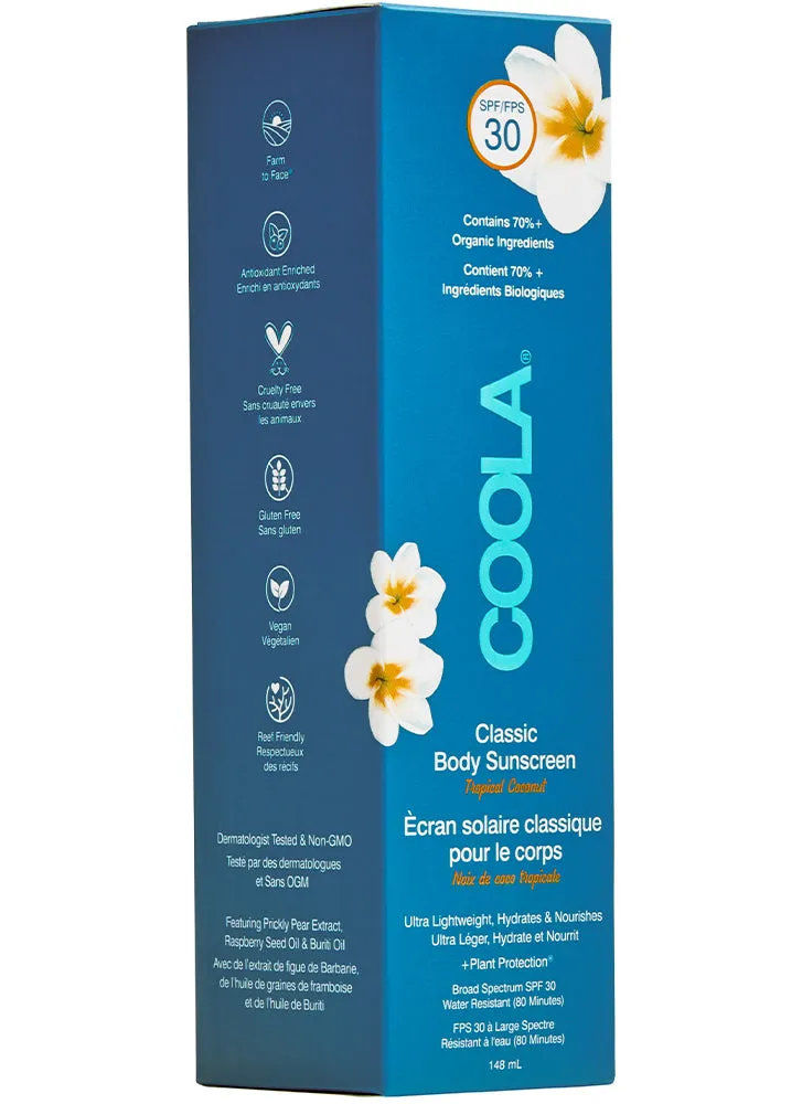 Coola Classic SPF30 Body Lotion Tropical Coconut