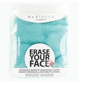 Danielle Creations Erase your Face Single Makeup Removing Cloth Turquoise