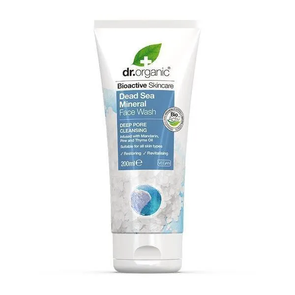 Dr Organic Face Wash Organic Dead Sea Mineral