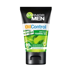 Garnier Men Oil Control Matcha Foaming Gel 100ml