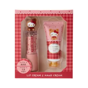 Japan Sanrio - Hello Kitty Lip Balm & Hand Cream Box Set (Bear Motif)