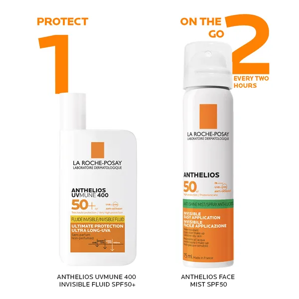 La Roche Posay - Anthelios UVMune 400 Invisible Fluid SPF 50 