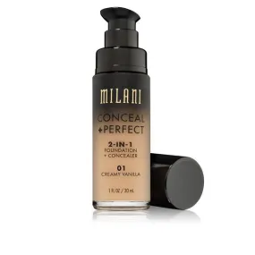 MILANI Conceal   Perfect 2-in-1 Foundation   Concealer - Creamy Vanilla #01