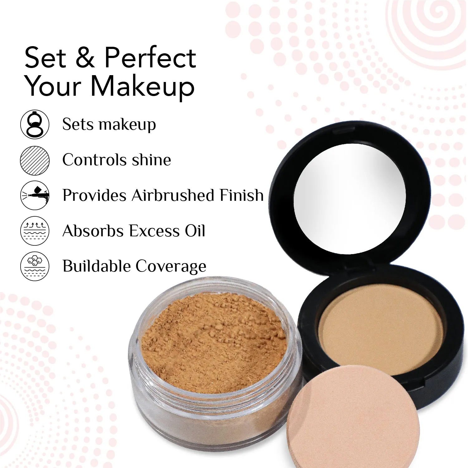 Oil Control Compact Powder Cake & Loose Powder