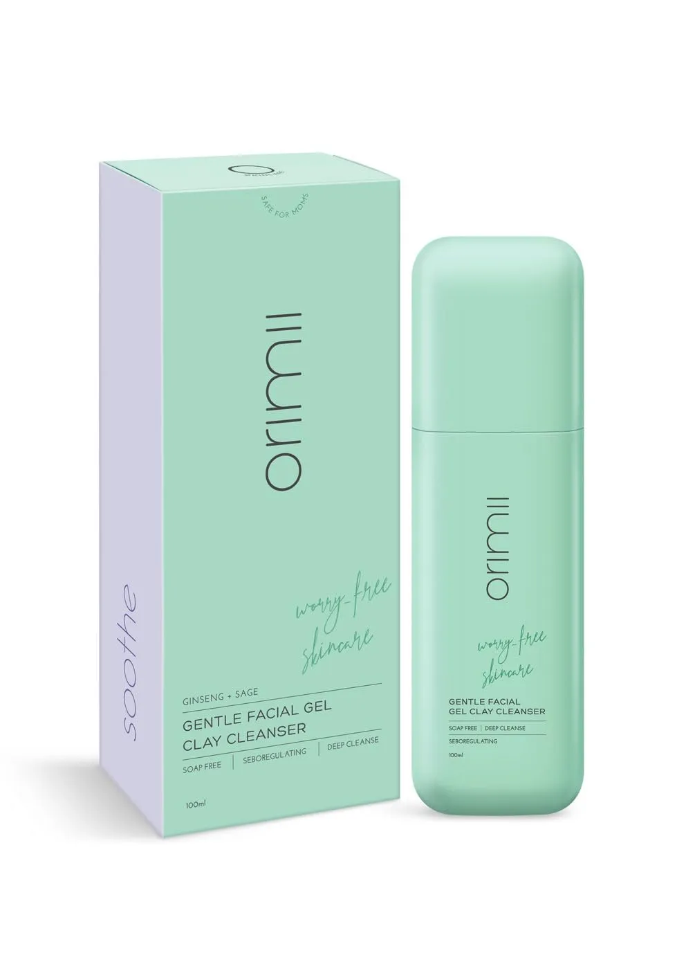 Orimii Soap Free Gentle Cleansing Face Wash for Oil & Acne Control - Pregnancy Safe