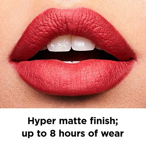 REVLON Ultra HD Lip Mousse Hyper Matte, Longwearing Creamy Liquid Lipstick in Plum / Berry, Crimson Sky (820), 0.2 oz