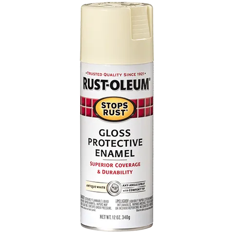 Rust-Oleum® Stops Rust® Protective Enamel Spray Paint Gloss Antique White